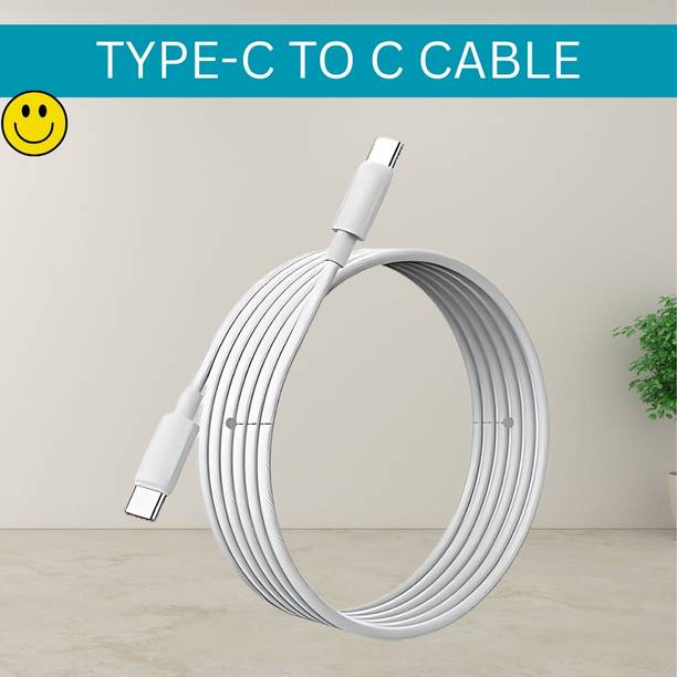 SACRO Lightning Cable 1 m Type C To Type C Charging Cable Compatible With Type C Mobile & Other DiviceT146