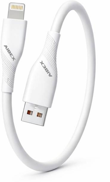 AIBEX Lightning Cable 3.4 A 0.2 m 20cm Short Lightning To USB Charging and Data Sync Power Bank Cable for All Types iPhone