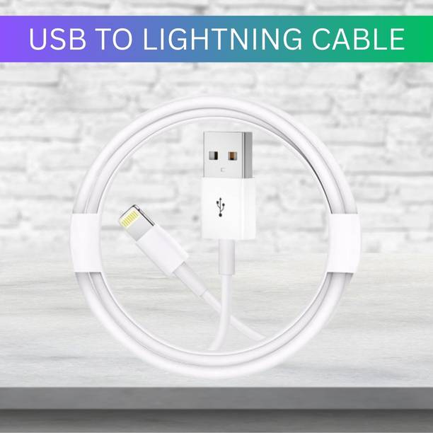 SACRO Lightning Cable 1 m USB A to (Lightning Cable) Fast Charger Compatible for iphone 11/12/13/14proF172