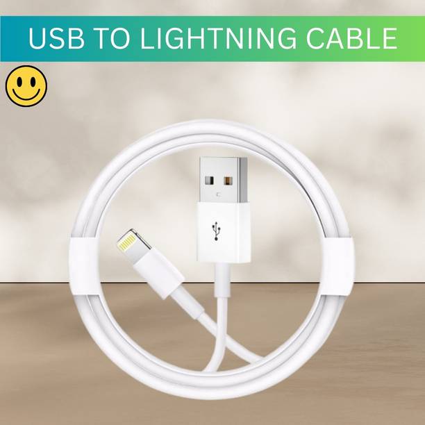 SACRO Lightning Cable 1 m USB A to Lightning Cable Fast Charger Compatible for iphone 11/12/13/14 proQ212