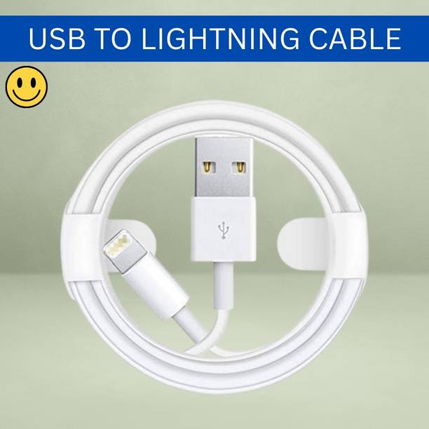 SACRO Lightning Cable 1 m USB A to Lightning Cable Fast Charger Compatible for iphone 11/12/13/14 proQ309