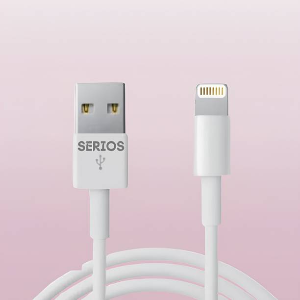 Serios Lightning Cable 1 m USB 3.0 to Lightening Cable || PD 20W Superfast Charging Cable || For iphones, ipads and more