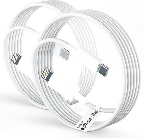 Ailkin Lightning Cable 1.2 m AlLKlN USB (Pack of 3) Type C to Lightning Cable 27W [MFi Certified + 2 Years Warranty*] Fast Charger Cable for iPhone 14/13/12/11/X/XS/XR/8/Plus,iPad Mini/Pro/Max,USB Type-C Power Delivery Cord.