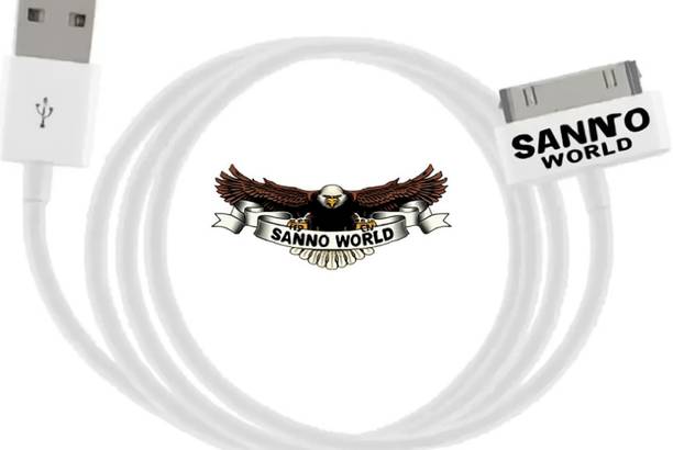 SANNO WORLD Lightning Cable 2 A 1.2 m Data Sync Transfer and Charging USB for iPhone 4 , 4S, 4G , iPod Touch
