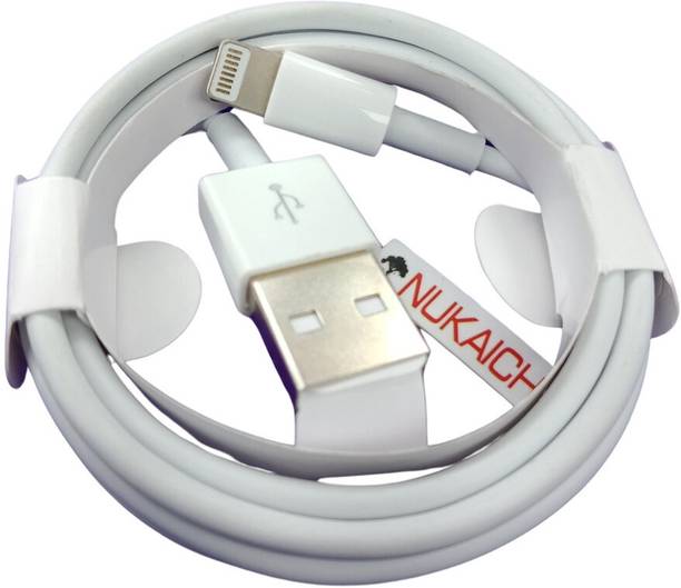 NUKAICHAU Lightning Cable 2 A 0.84 m Copper Braiding White Regular Lightning Cable