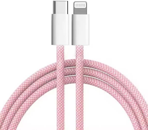 Punnkk Lightning Cable 1 m Braided USB C to Lightning-Fast Charging Data Sync. Cable