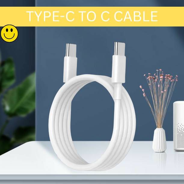 SACRO Lightning Cable 1 m Type C To Type C Charging Cable Compatible With Type C Mobile & Other DiviceY471