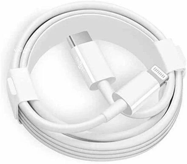 JAZX Lightning Cable 2 A 1 m 20W USB-C to Lightning Cable for Fast Charging 1 m Lightning Cable