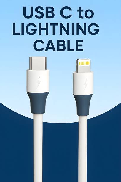 RcPrint Lightning Cable 3 A 1 m original RC NEW 023- 30W Fast Charging USB-C to Lightning Cable for iPhone, Durable Heavy Duty Data & Sync Cord – iPhone14/13/12/11/X Compatible UDL05