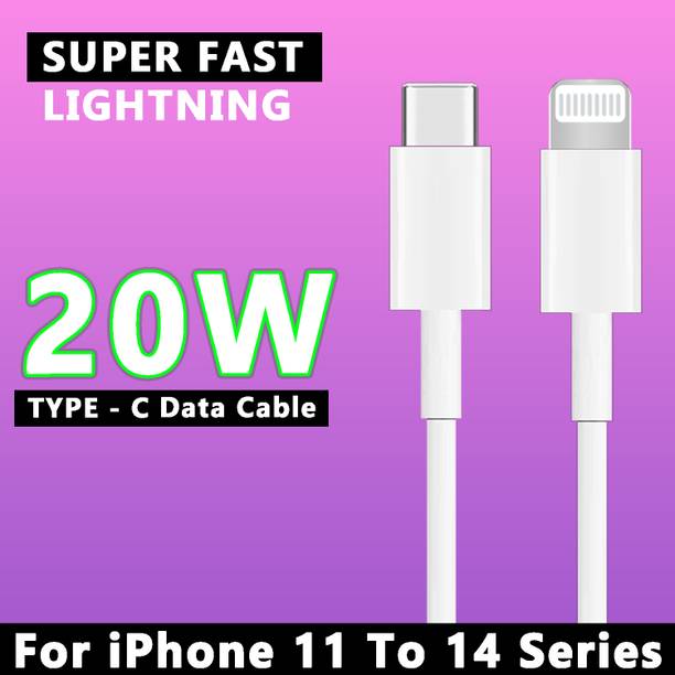 Safa Lightning Cable 3 A 1 m - 20W _Super Fast Type-C To Lightning Charging Cable