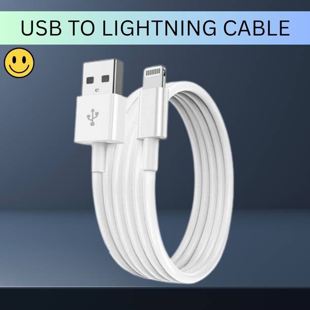 SACRO Lightning Cable 1 m USB A to Lightning Cable Fast Charger Compatible for iphone 11/12/13/14 proQ439