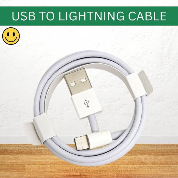 SACRO Lightning Cable 1 m USB A to Lightning Cable Fast Charger Compatible for iphone 11/12/13/14 proQ285