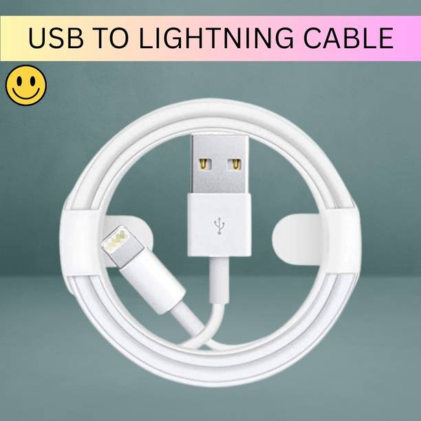 SACRO Lightning Cable 1 m USB A to Lightning Cable Fast Charger Compatible for iphone 11/12/13/14 proQ227