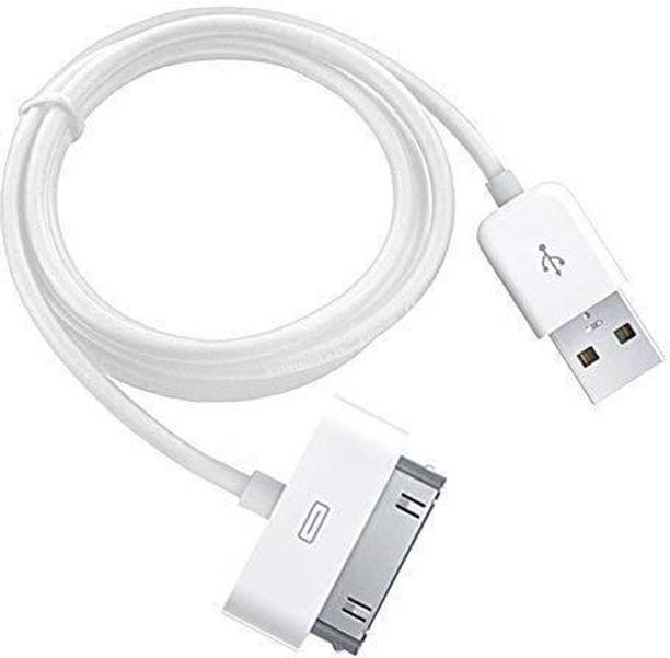 SANNO WORLD Lightning Cable 2.1 A 1 m PVC Quick Sync & Charge Apple 30-Pin Cable for iPhone 4 Series