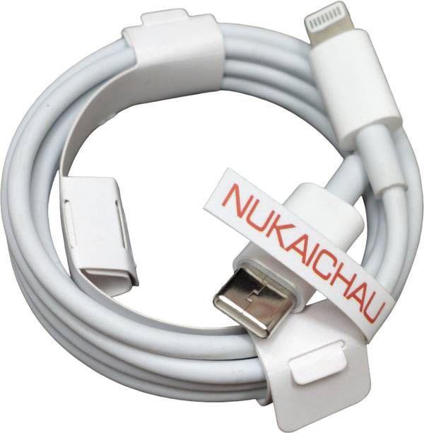 NUKAICHAU Lightning Cable 5 A 1.06 m Copper Braiding Type-C to Lightning Cable USB