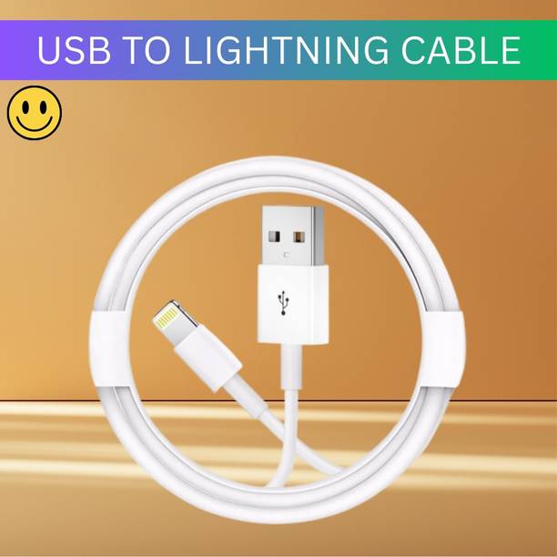 SACRO Lightning Cable 1 m USB A to Lightning Cable Fast Charger Compatible for iphone 11/12/13/14 proQ184