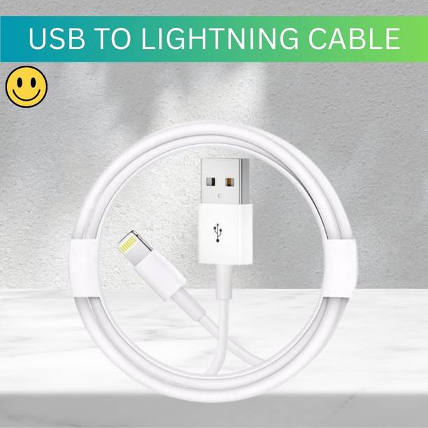 SACRO Lightning Cable 1 m USB A to Lightning Cable Fast Charger Compatible for iphone 11/12/13/14 proQ47