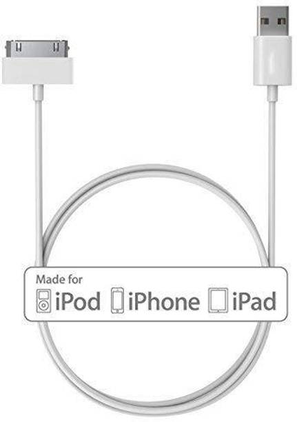 SANNO WORLD Lightning Cable 2.1 A 1 m PVC 30-Pin Data Transfer Cable for iPhone 4/4S & iPad
