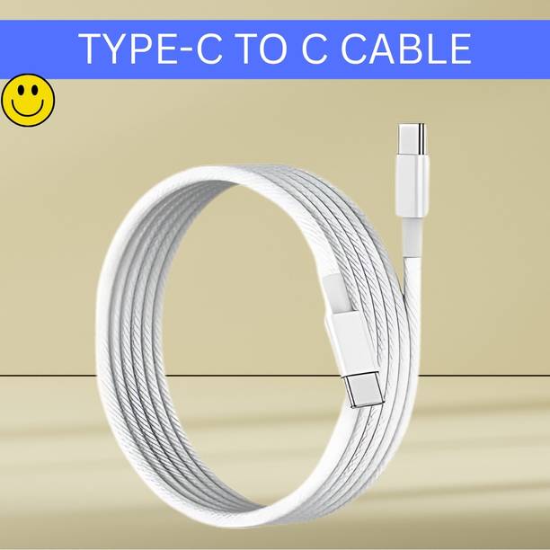 SACRO Lightning Cable 1 m Type C To Type C Charging Cable Compatible With Type C Mobile & Other DiviceT8