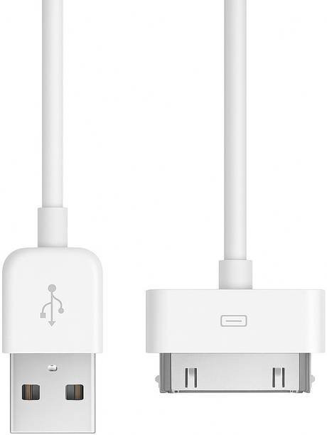 AlAreeb Lightning Cable 2.1 A 1 m PVC Rugged & Strong 30-Pin USB Charger Cord for Apple