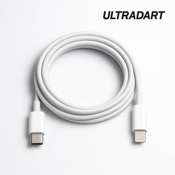 ULTRADART Lightning Cable 1 m original 27W PD Type-C to Lightning Cable | iPhone, iPad, Apple CarPlay Support | 1 m