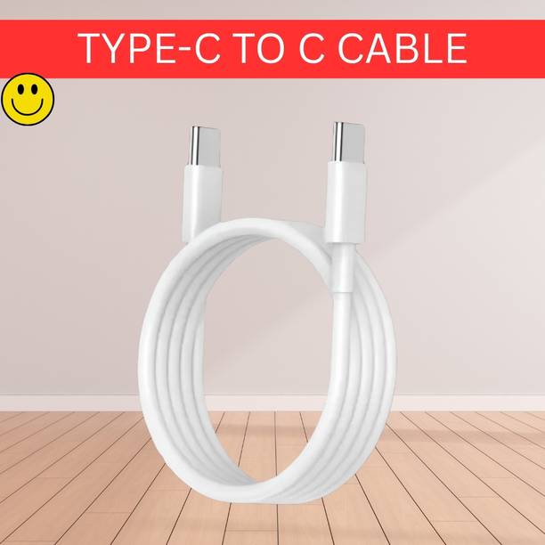 SACRO Lightning Cable 1 m Type C To Type C Charging Cable Compatible With Type C Mobile & Other DiviceT383