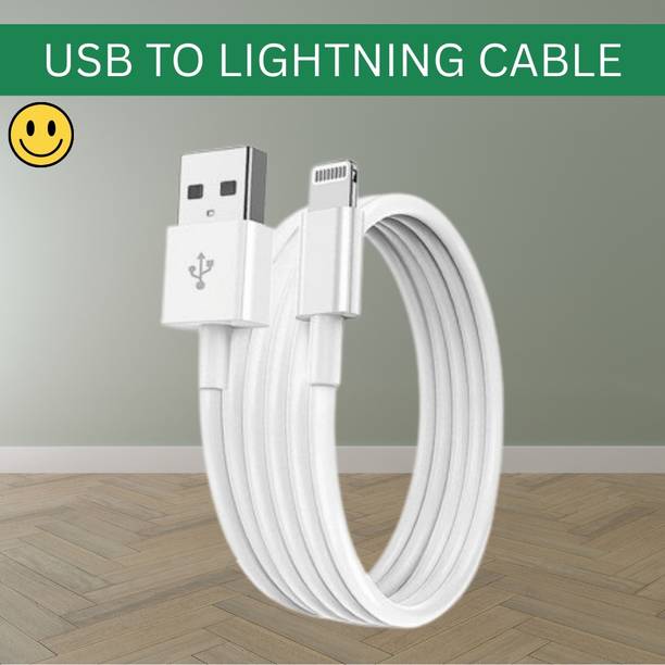 SACRO Lightning Cable 1 m USB A to Lightning Cable Fast Charger Compatible for iphone 11/12/13/14 proQ34