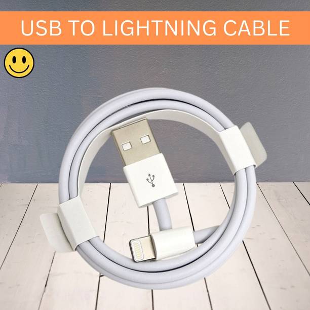 SACRO Lightning Cable 1 m USB A to Lightning Cable Fast Charger Compatible for iphone 11/12/13/14 proQ488