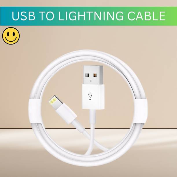 SACRO Lightning Cable 1 m USB A to Lightning Cable Fast Charger Compatible for iphone 11/12/13/14 proQ158