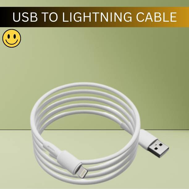 SACRO Lightning Cable 1 m USB A to Lightning Cable Fast Charger Compatible for iphone 11/12/13/14 proQ380