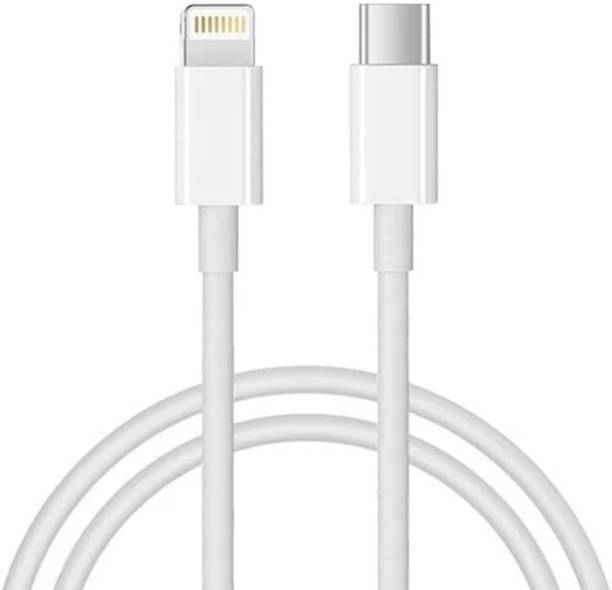 SANNO WORLD Lightning Cable 2 A 1.2 m Type C to LighteningX/XR/XS MAX/XS/11 PRO/11 PRO MAX/iPads/ 12/Mini/Pro/ProMax)
