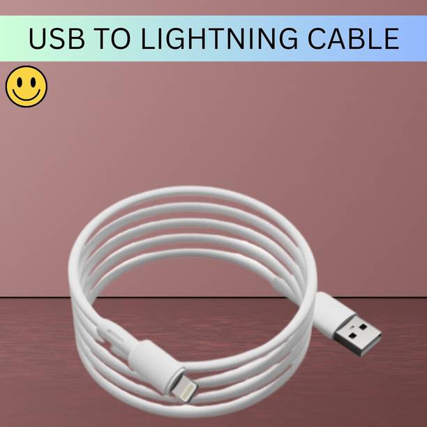 SACRO Lightning Cable 1 m USB A to Lightning Cable Fast Charger Compatible for iphone 11/12/13/14 proQ83