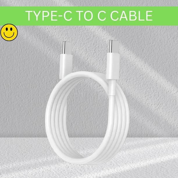SACRO Lightning Cable 1 m Type C To Type C Charging Cable Compatible With Type C Mobile & Other DiviceY306