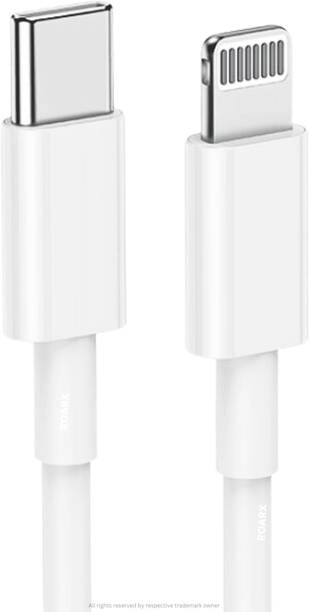 RoarX Lightning Cable 1 m iphone original cable 20 Watt PD Cable for iPhone 11 12 13 14 Pro Pro Max Se SE2 original C to Lightning cable