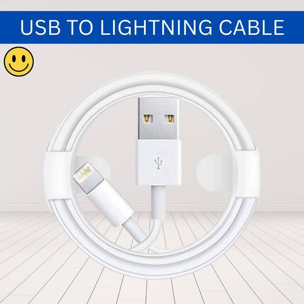 SACRO Lightning Cable 1 m USB A to Lightning Cable Fast Charger Compatible for iphone 11/12/13/14 proQ40