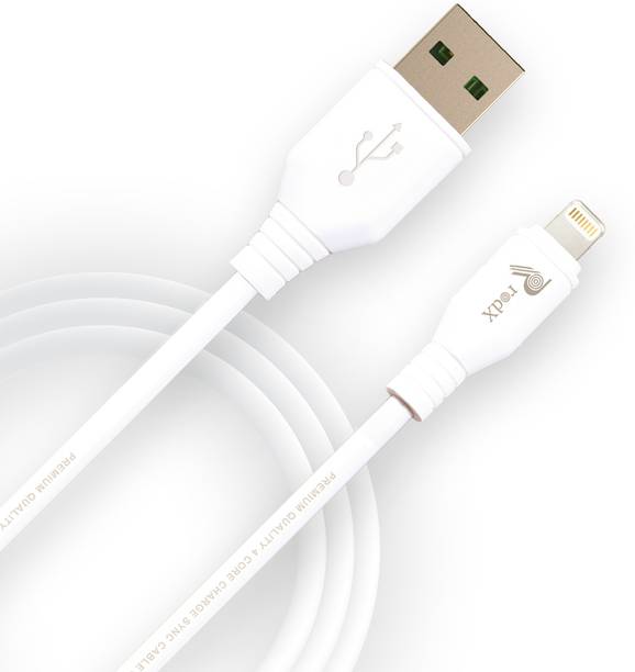 rodX Lightning Cable 1.2 m 3A Rapid Charging 8 pin Gold Plated Lightning to USB PVC Cable
