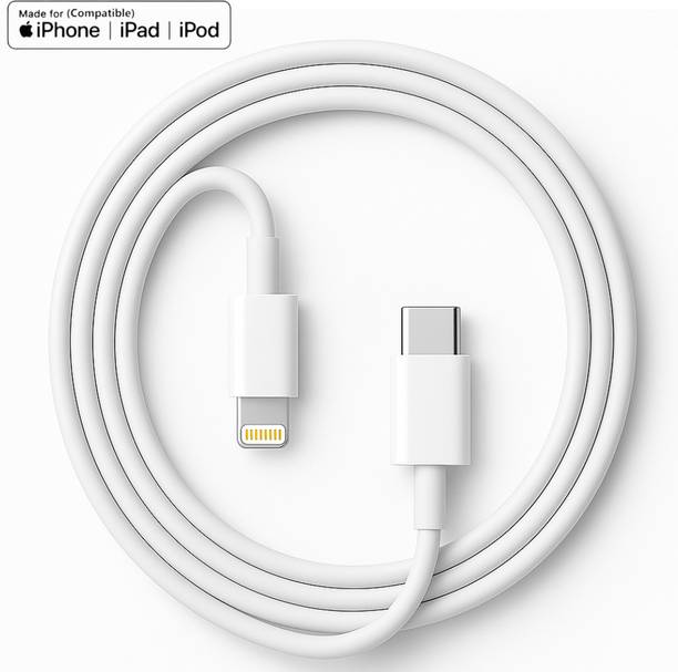 RoarX Lightning Cable 1 m PVC Lightning to Type C PD Fast Charging for iPhone, iPad, Airpods