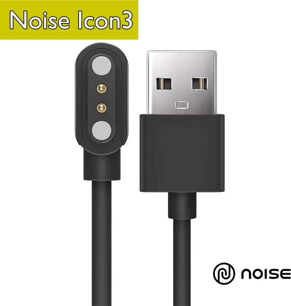 HexaGear Magnetic Charging Cable 0.6 m Noise Icon 3 1.91" Display with Bluetooth Calling, Metallic finish & Voice Assistant Smartwatch