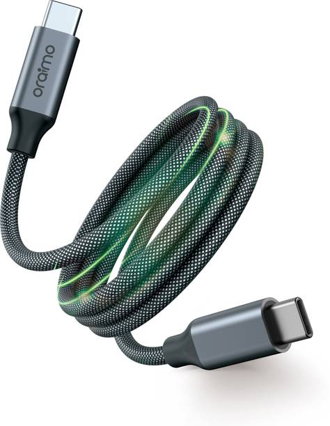 ORAIMO Magnetic Charging Cable 1 m Fast Type-C to Type-C | Self-Aligned | Tangle-Free & Durable (OCD-710CC)