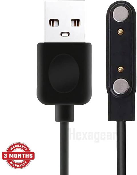 HexaGear Magnetic Charging Cable 1 A 0.5 m METAL BRAIDED Original Smart Watch Magnetic Charging Cable for Lunar Discovery Neo