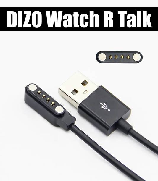 HexaGear Magnetic Charging Cable 0.6 m DIZO Watch R Talk, Amoled Display with Calling Smart Watch