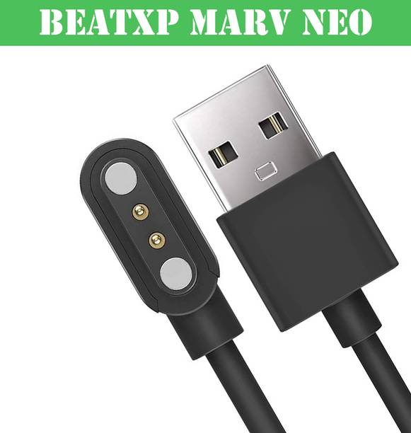 HexaGear Magnetic Charging Cable 0.6 m beatXP Marv Neo 1.85” (4.6 cm) Display, Bluetooth Calling Smart Watch, Smart AI Voice Assistant