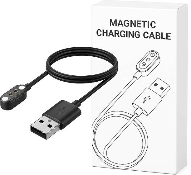 HexaGear Magnetic Charging Cable 0.6 m Pulse 2 Max 1.85" Display, Bluetooth Calling Smart Watch