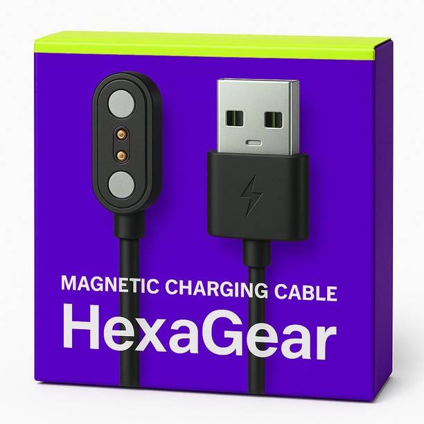 HexaGear Magnetic Charging Cable 1.5 A 1 m Metal Briaided Original Smart Watch Magnetic Charging Cable DO NOT WORK ANY OTHER SMART WATCH v1.110