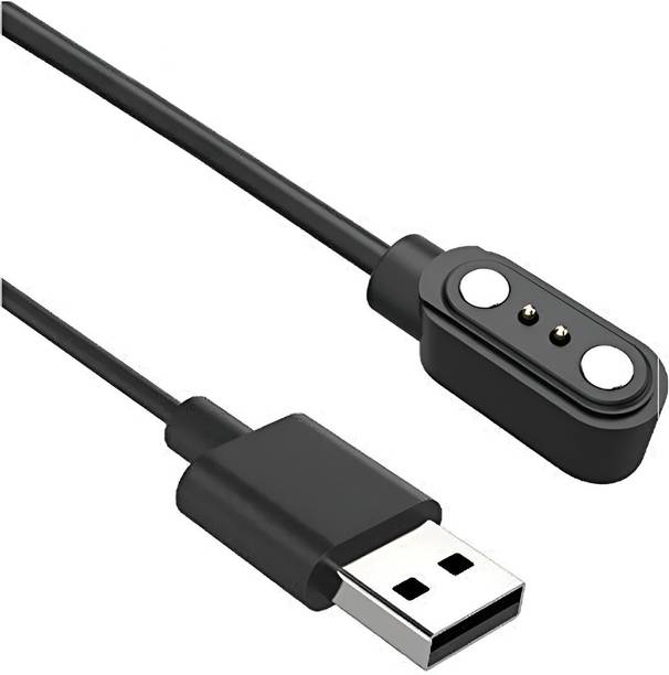 Niztech Magnetic Charging Cable 2 A 0.6 m Metal Braided Wave Call 2 1.69" Display with Bluetooth Calling, Built-In Games, Voice Assistant Smartwatch
