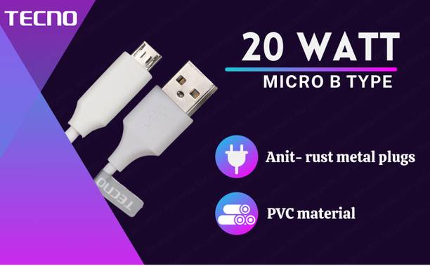 Tecno Micro USB Cable 2 A 1 m 20 Watt Model 5020X