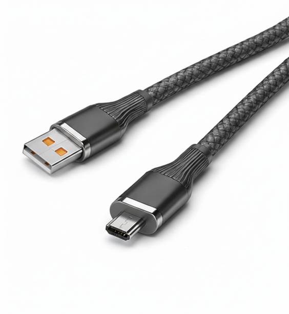MAK Micro USB Cable 3 A 1 m Braided USB-A to MIcro V8 Fast Charging Durable Braided Cable