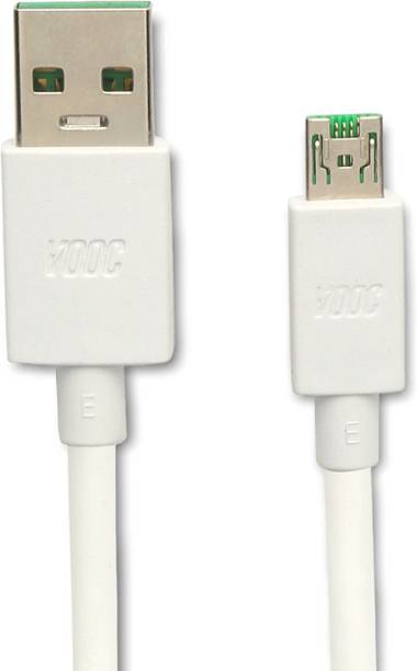 RiVOG Micro USB Cable 4 A 1 m Aluminium Foil New-5V/4A Vooc SuperFast Data Sync Charging Cable| Compatible with Oppo F9 Pro, R7, R9 F11 Pro and Realme 3 Pro