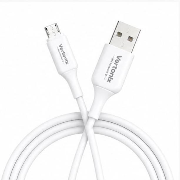 vertonix Micro USB Cable 3 A 1 m Fast Charging Cable with 480mbps Data Transfer