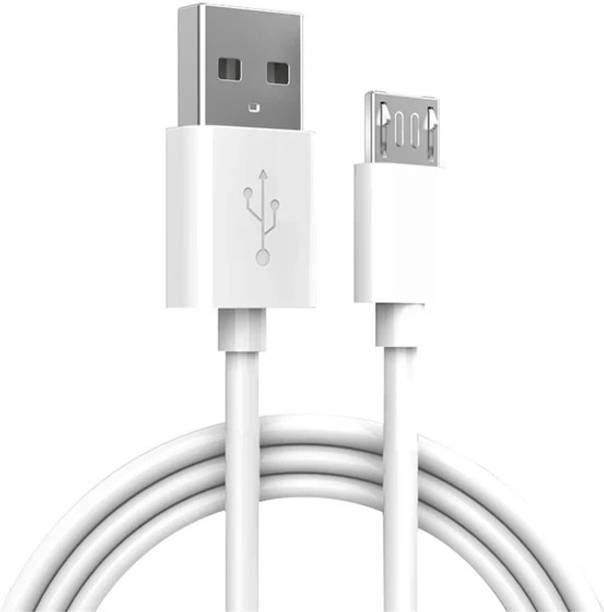 MIFKRT Micro USB Cable 1 m Micro USB Cable 3.4 A 1 m OEM MICRO USB CABLE for 2,2Pro,C1,C2,C3,C7,C11,C12,C15, Y69,Y66,V5,V5S,V9,A83,A3,A3s,A5s (Compatible with mobile phones with micro usb port, White, Yellow, One Cable)